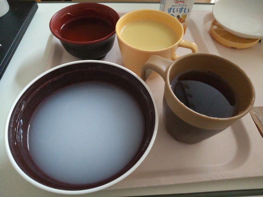 手術後2日目、夕食